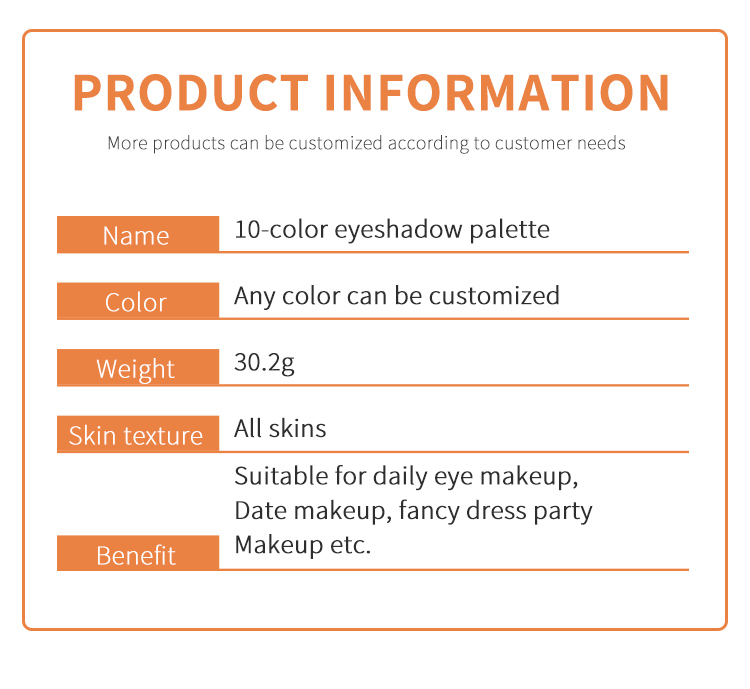 10 Color Eye Shadows Details8