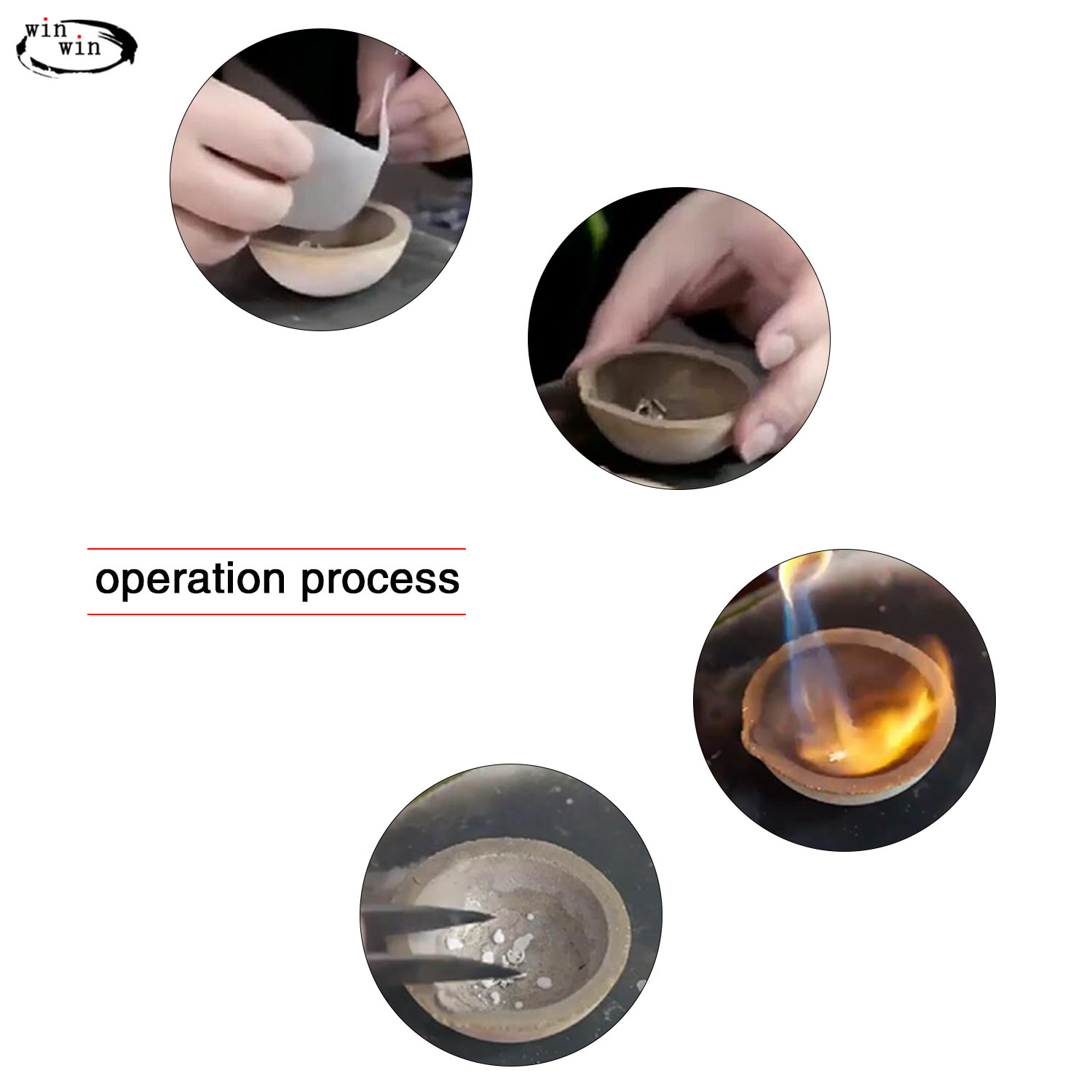 berkem Quartz fused gold bowl does not touch refractory bowl, gold, silver and copper material jewelry processing