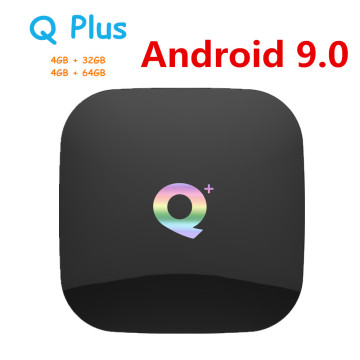 Q Plus Smart TV Box Android 9.0 TV Box 4GB Ram 32GB 64GB Rom 6K H.265 USB3.0 Allwinner H6 PK T95Q s905x2 X96 MAX Set Top Box