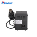 Qsunrun 858D 110V / 220V 700W 858D+ ESD Soldering Station LED Digital Solder Iron Hot Air Gun With Free Gifts For Welding Repair