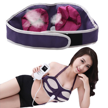 Bra Shape Electric Breast Massager, Heated Vibration Massage therapy For Fuller Firmer & Rounder Corrector Breasts enhance