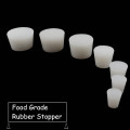 2pcs/lot Silicone Plug Without Hole Food Grade Rubber Stopper for Fermentation Barrel Airlock Valve Brew for home beer brewing