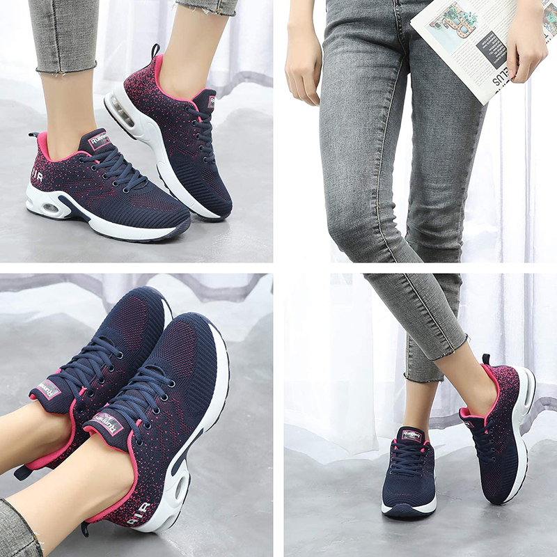 Tennis Shoes Air Cushion Women casual shoes Lightweight Sport Shoes for Girl Non Slip Sneakers For Women breathable Walking Shoe