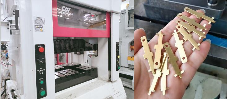 Power pin conductive piece and high speed power press