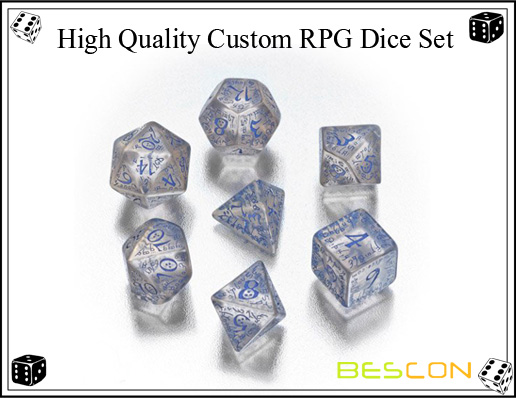 High Quality Custom RPG Dice Set