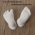 DIY Replica 3D Hand & Foot Print Mold Powder Gypsum Powder Baby Birthday Gift Handprint Footprint Gift Plaster Casting Kit 914