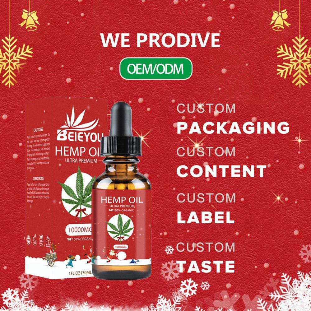 10000mg 30ml Pure Organic Essential Oils And Face Cram Cbd Hemp Oil Herbal Drops Body Relieve Anxiety Stress directly edible