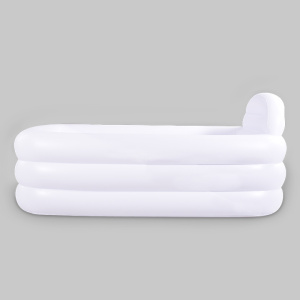 portable Inflatable bath tube for adult white color