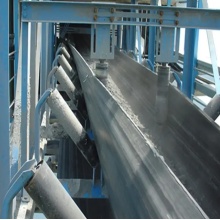 Tubular belt conveyor with high-capacity