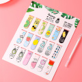 18pcs Kawaii Cartoon Novelty School Bookmark Stationery Supplies Cute Fridge Sticker Creative Gift for Kids Children Stationery