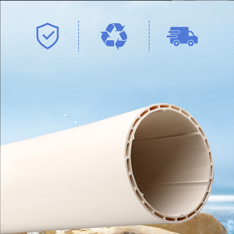 Pvc U Hollow Spiral Silencing Pipe