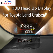 XINSCNUO Auto electronic HUD Head Up Display For Toyota Land cruiser 2010-2018 OBD HUD head-up display