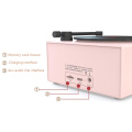 Vinyl Record Player Speaker Wireless Portable Mini Steel Retro Atomic Speaker Radio Cassette Recorder