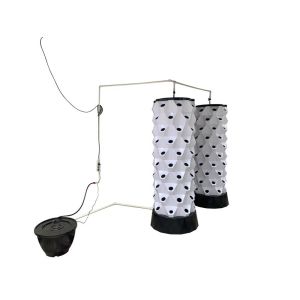 New agricultural greenhouse rotary aeroponic Tower garden