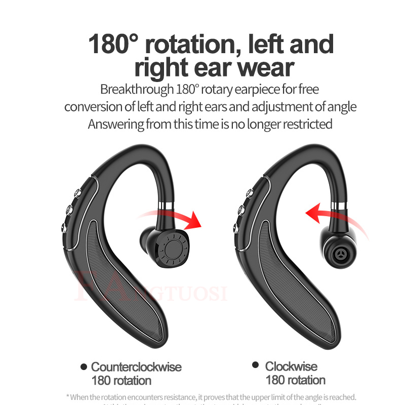 FANGTUOSI Long standby wireless bluetooth 5.0 headset business stereo earphone headphones With high-definition microphone