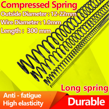 Compression Spring Pressure Long Spring Y Type Return Strong Long Spring Wire Diameter 1.0mm, Diameter 12-22mm, Length 300mm