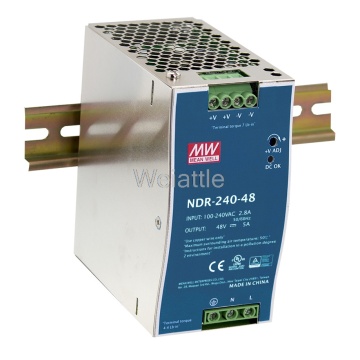 MEAN WELL original NDR-240-48 48V 5A meanwell NDR-240 48V 240W Single Output Industrial DIN Rail Power Supply