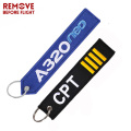 Fashion Aviation Keychain for Cars Cool Polit Key Fobs Key Chains Chaveiro Remove Before Flight A320 Key Tag 2 PCS