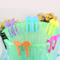Basupply 6Pcs/lot Colorful Plastic Garbage Bag Clips Fixed Waste Bin Bag Rack Rubbish Holder Trash Can Clamp Kitchen Gadgets