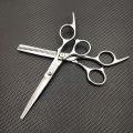 Dropship 6inch Haircut Cut Titanium Hairdressing Hair Scissors 4R13 Stainless Steel Blade Daily Hair Clipper Shearing Scissors