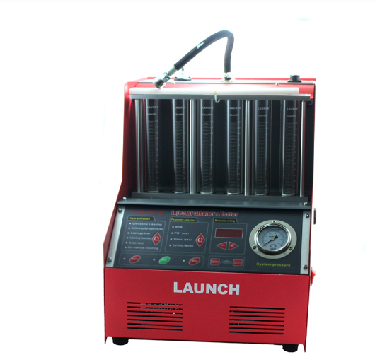 220V Original Launch CNC602A fuel injector cleaner tester cnc-602a 6jars Injecting flow test Ultrasonic cleaning