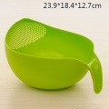 Multi-functional plastic washing rice drainer fruit and vegetable basket washing basket with Handle Basket Kitchen Supplies