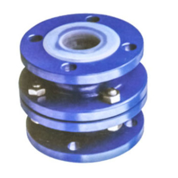Fluorine lined vertical lift check valve H42 model