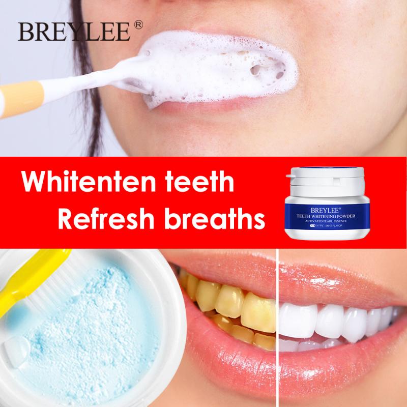 30g Teeth Whitening Powder Dental Pearl Natural Plaque Stain Remove Teeth Whitener Brighten Powder Oral Hygiene Cleaning TSLM1