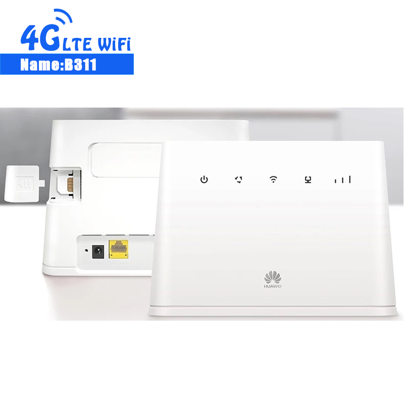 Original 150Mbps Huawei B311 B311AS-853 4G LTE CEP WiFi Network Router With VPN Function