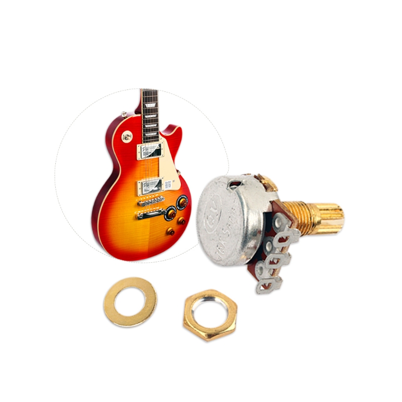 5Pcs B500k Ohm Audio Mini Pots Guitar Potentiometer For Electric Guitar Parts