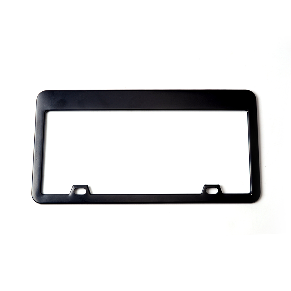 NS Modify 2pcs Stainless Steel License Plate Frame Tag Cover Original 3K Twill For North America Cars Only Canada
