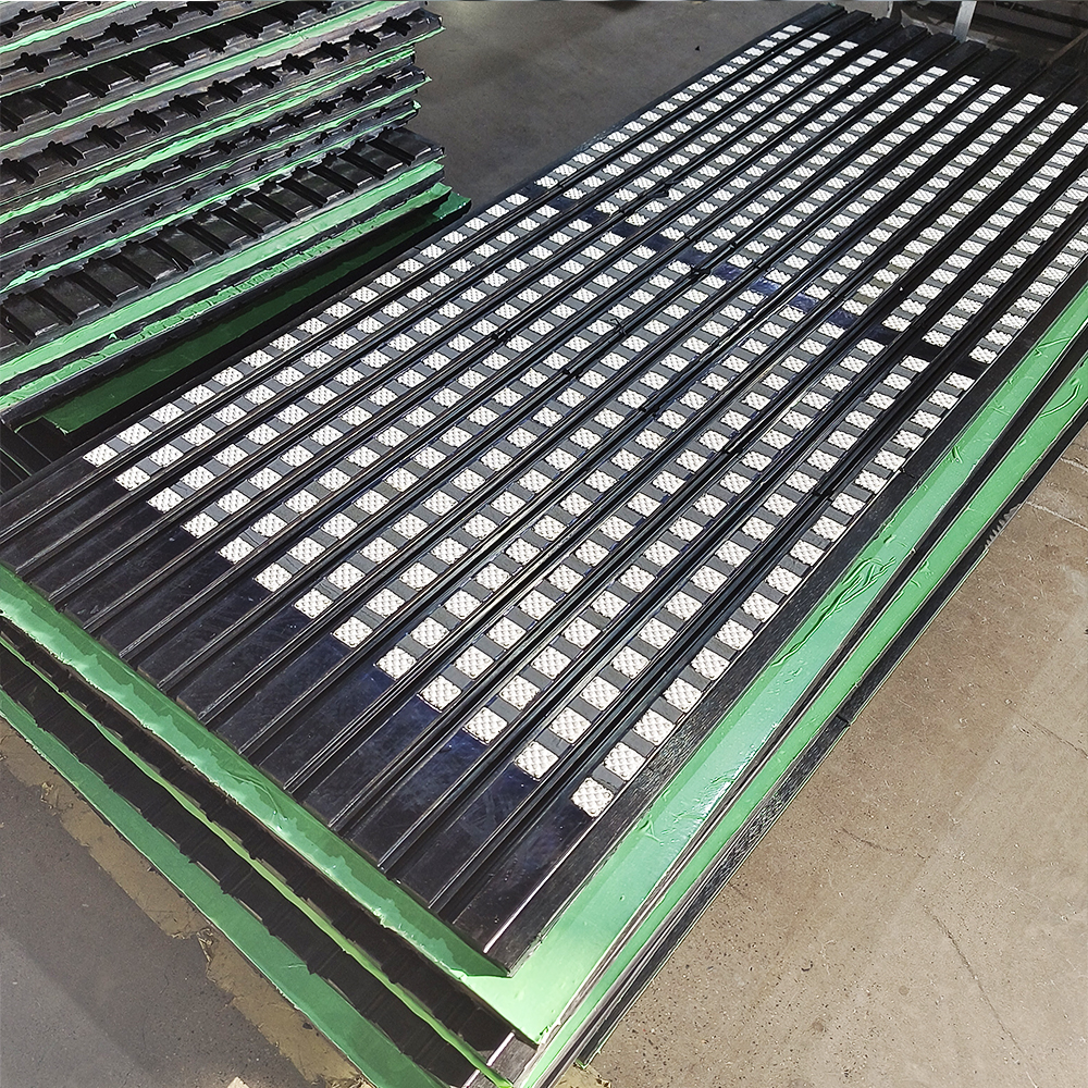 Anti slip white ceramic rubber sheet