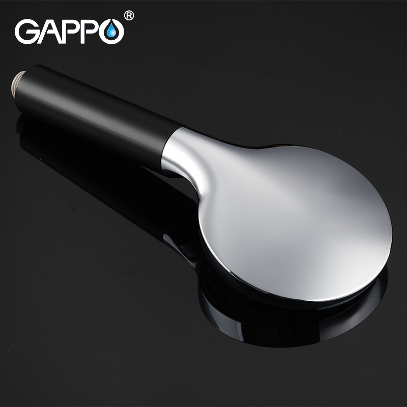 GAPPO Sanitary Ware Suite do anheiro taps black and chrome wall mounted shower faucet brass bathroom rainfall shower bathtub