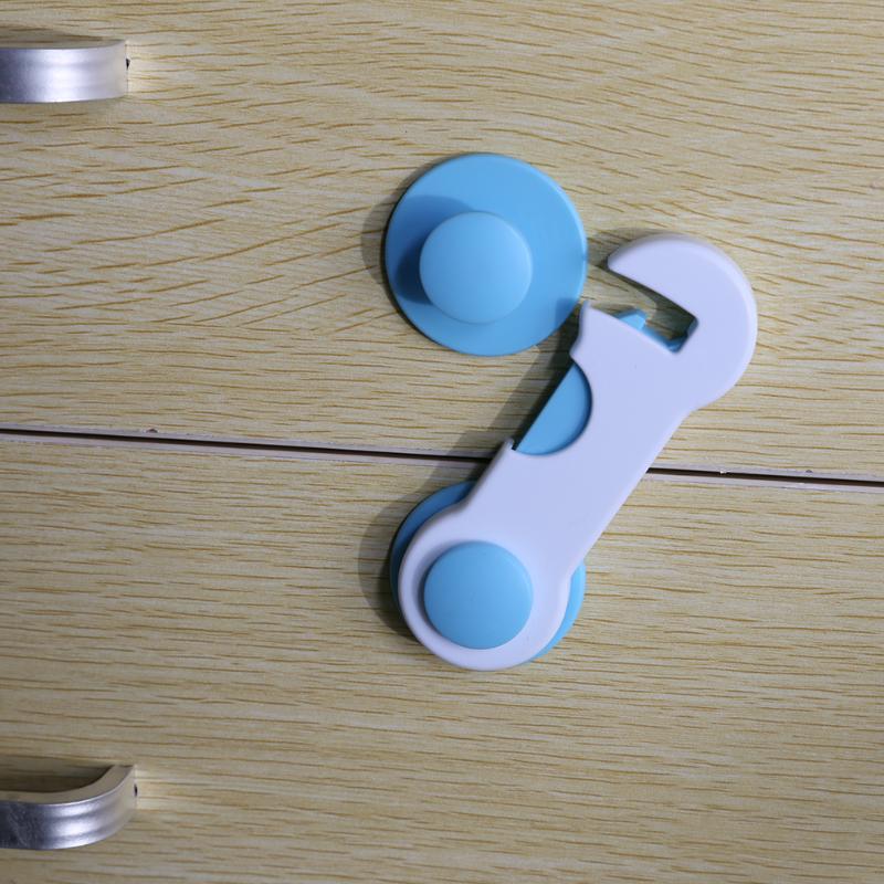 5pcs/Set Baby Drawer Cabinet Lock Protection form Children Child Baby Safety Door Card Lock Straps Baby Security Products