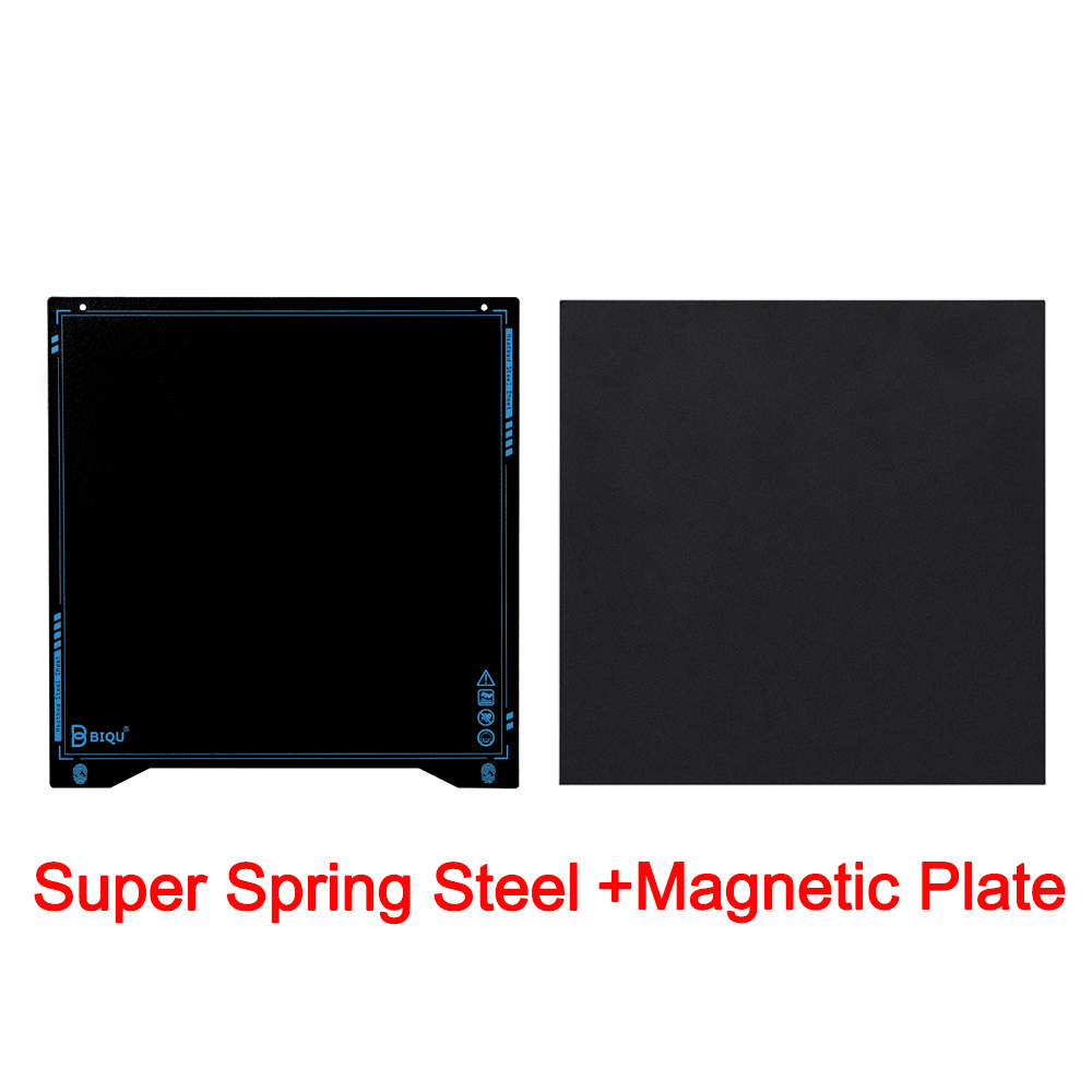BIQU SSS Super Spring Steel Sheet Heatbed Platform 220/235/310MM Heated Bed+ Magnetic Sticker For Ender3 Hotbed 3D Printer Parts
