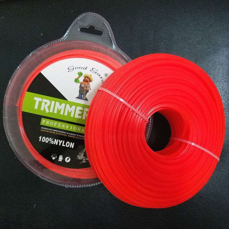 450g Grass Trimmer Line Strimmer Brushcutter Trimmer Nylon Rope Cord Line Long Round/Square Roll Grass Rope Line