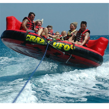 Customized Crazy UFO Towable Water Ski Tube Inflatable Water Sofa for Sale