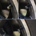 5Pcs/Set Wolf Style Emblem Auto Car Wheel Tire Air Valve Caps With Wrench Keychain Carbon Fiber + Copper Stem Dust Cover Accesso