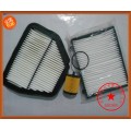 #set filters for 2012-2014 Chevrolet Captiva 2.4 air filter + cabin Air conditioning filter +oil filter