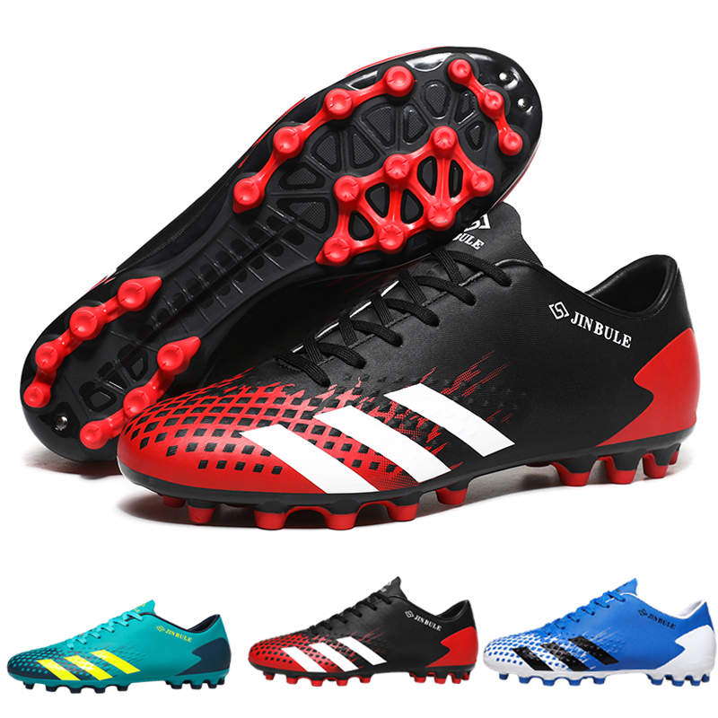 2020 Spike football shoes for Youth Tie men's football shoes non-slip children's training football shoes Otr Cleats sports shoes