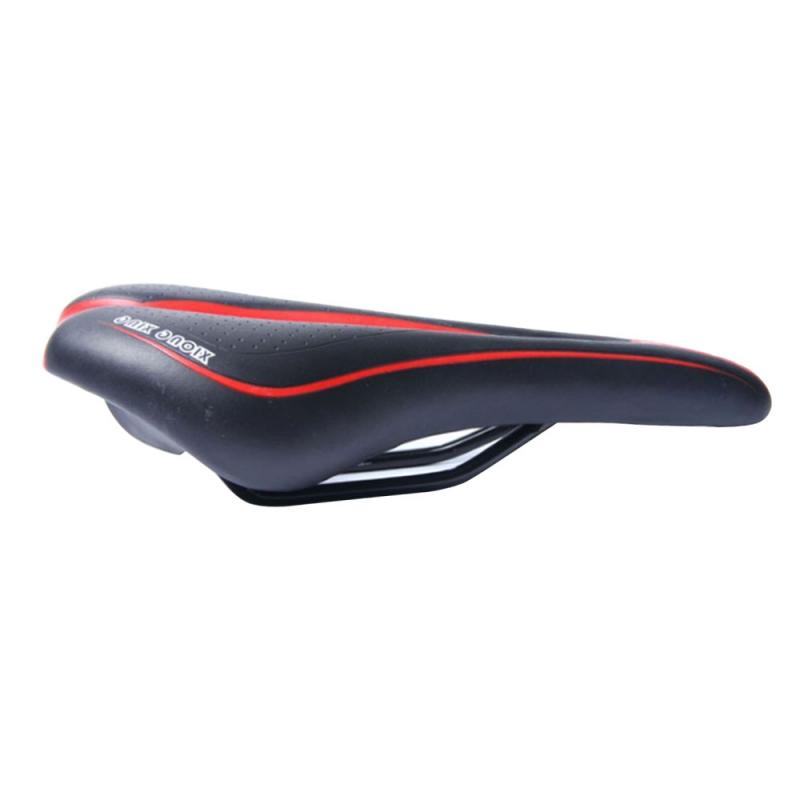 Bike Saddle Silicone Absorbing Cushion PU Leather Surface Silica Filled Gel Comfortable Cycling Seat Shockproof Bicycle Saddle