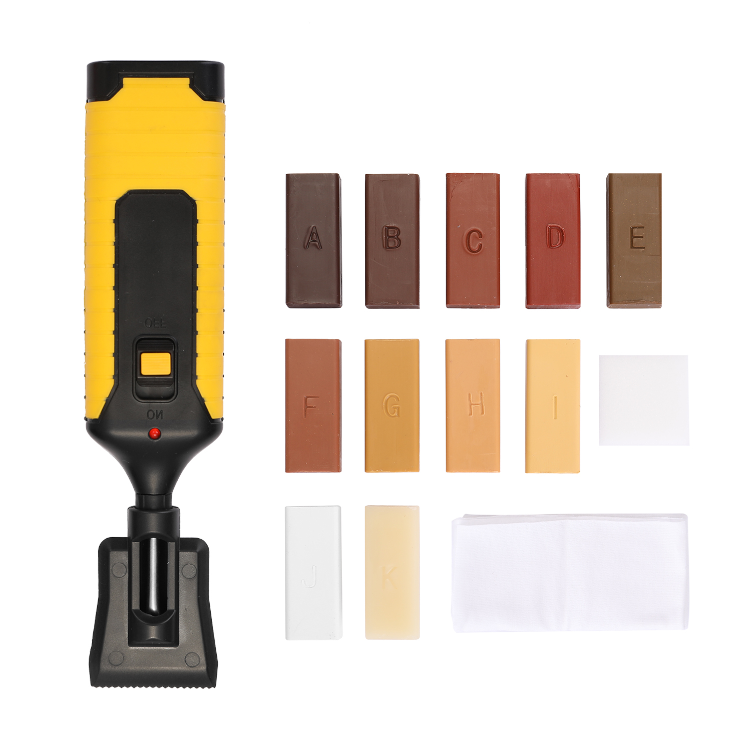 Laminate Flooring Repair Kit laminated Floor Repairing Kit Wax System Floor Worktop Sturdy Casing Chips Scratches Mending Tool