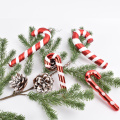 Christmas decorations red and white canes store layout props dress up supplies gifts photo studio shooting scene pendant