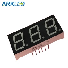 0.52 inch three digits led digital display blue