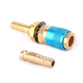 Water Cooled Gas Adapter Quick Connector Fitting For TIG Welding Torch +8mm Plug