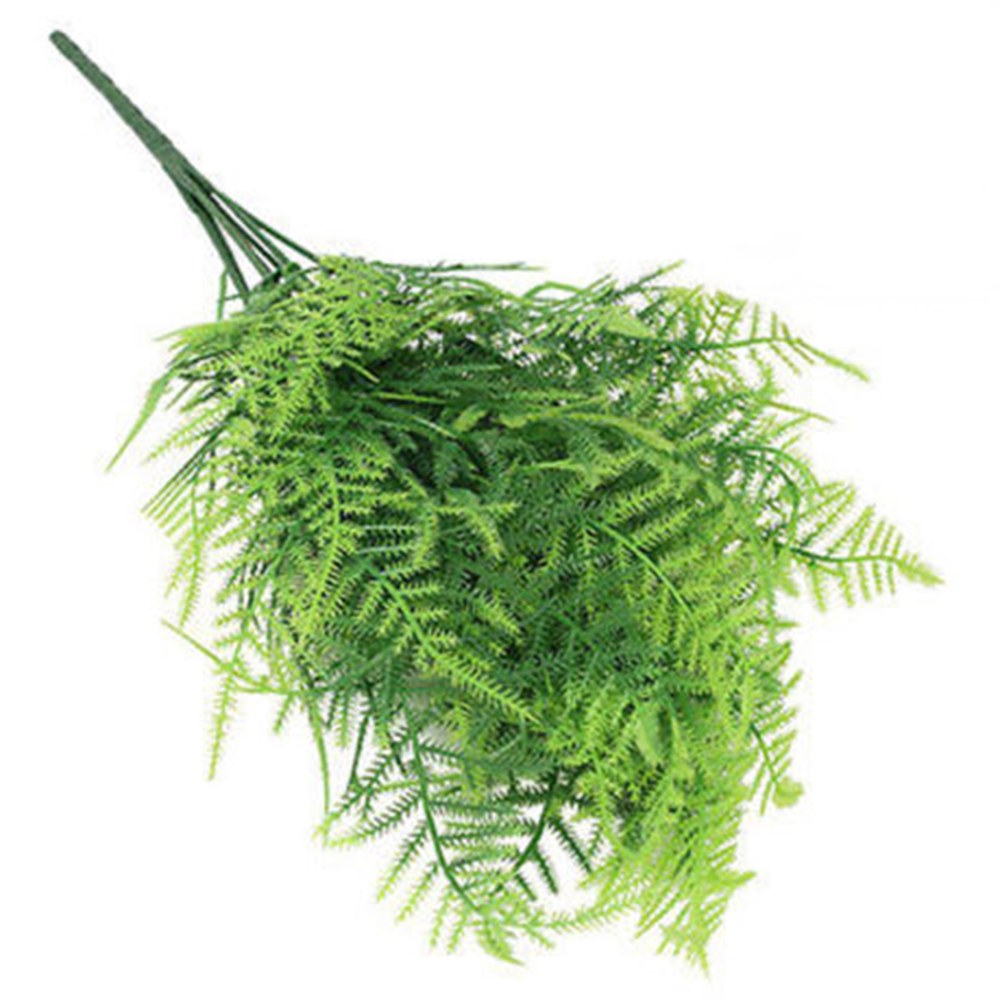 Outdoor Artificial Asparagus Fern Plant Green Plant Decoration for Home Store Greenery Fake Grass