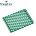 1PCS 6*8 6X8cm Double Side Prototype pcb Breadboard Universal Printed Circuit Board for Arduino 1.6mm 2.54mm Glass Fiber