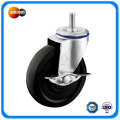 Plastic Wheel Thread Stem Casters with Side Brake