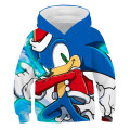 2020 3D printing Hoodie Sweatshirt Sonic the Hedgehog children cartoon clothing boys and girls fashion Pullover polyester Hoodie