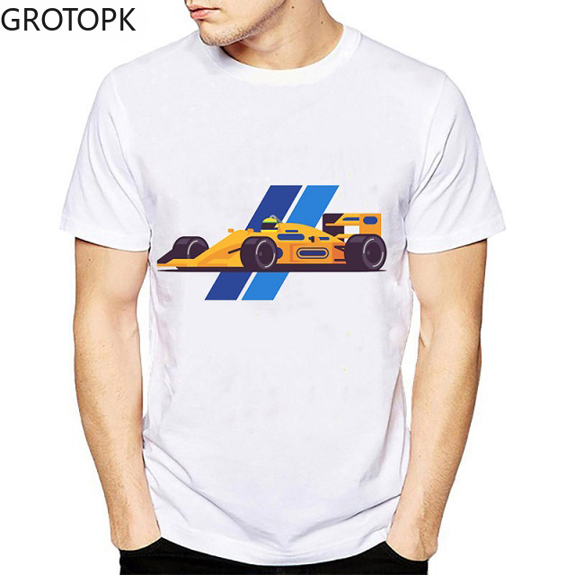 All Ayrton Senna Sennacars Men T Shirt Fans Male Cool T-shirt White Fitness Casual Tops Tee Shirt Streetwear Shirt Men